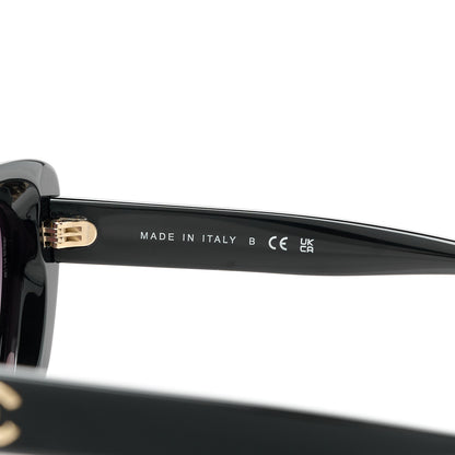 Chanel Acetate Pearl Cat Eye CC Sunglasses 5481-H Black 6 of 8
