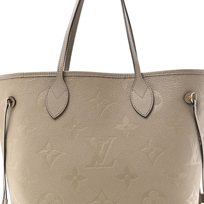 Louis Vuitton Empreinte Monogram Giant Neverfull MM Tourterelle 6 of 9