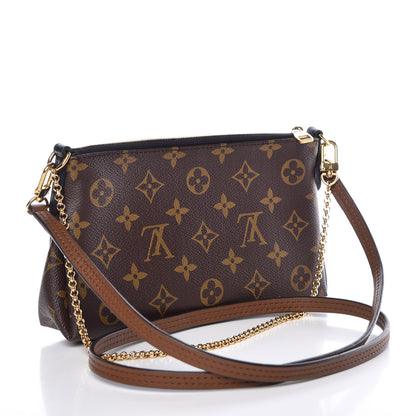 Louis Vuitton Monogram Pallas Clutch Black 3 of 10