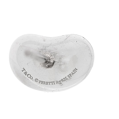 Tiffany Sterling Silver 9mm Elsa Peretti Bean Earrings 4 of 5