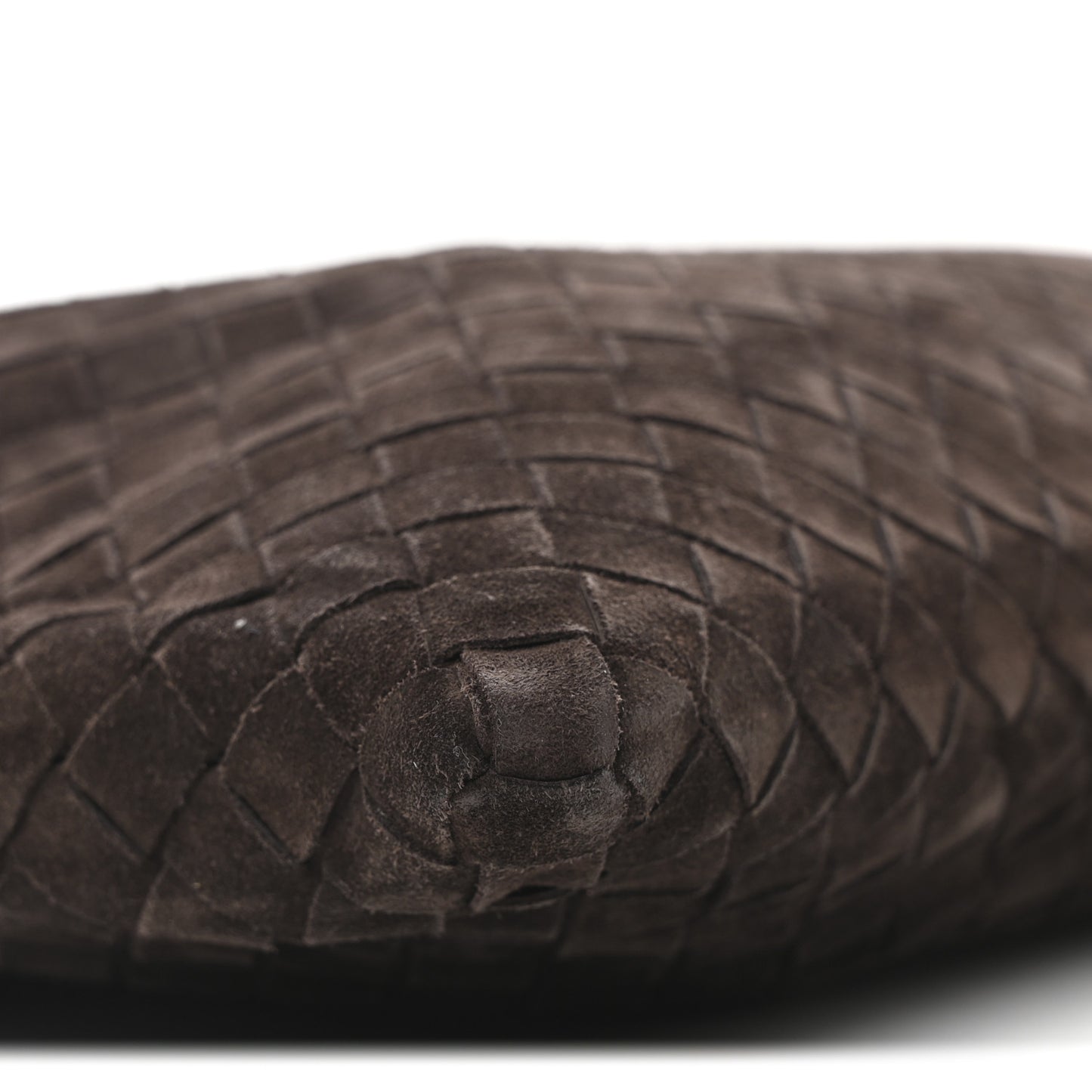 Suede Intrecciato Small Hop Fondant