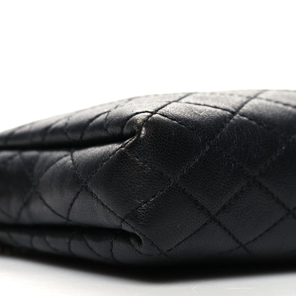 Saint Laurent Lambskin Quilted Gaby Zipped Pouch Black 8 of 9