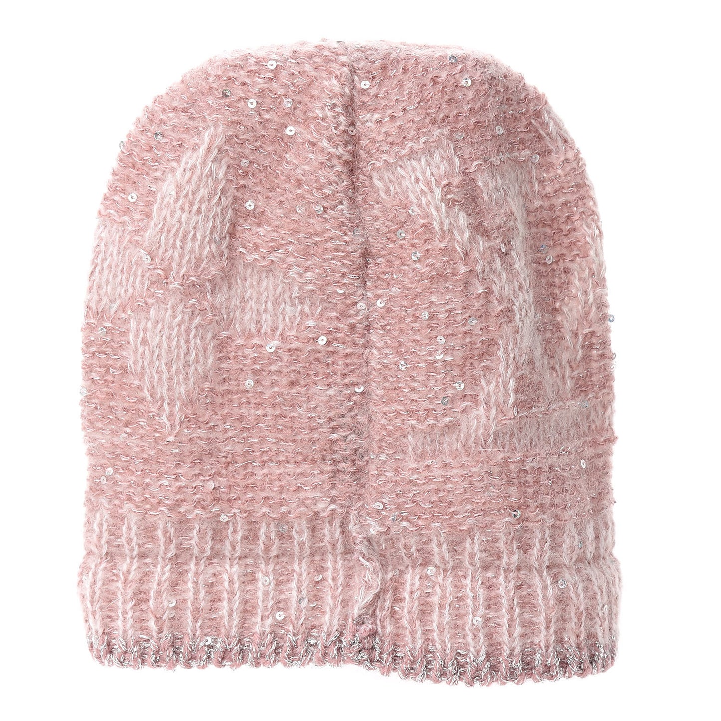 Monogram Glitter Sunset Beanie Hat Aurore