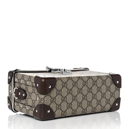 Gucci GG Supreme Monogram Globe-Trotter Beauty Case Brown 4 of 10