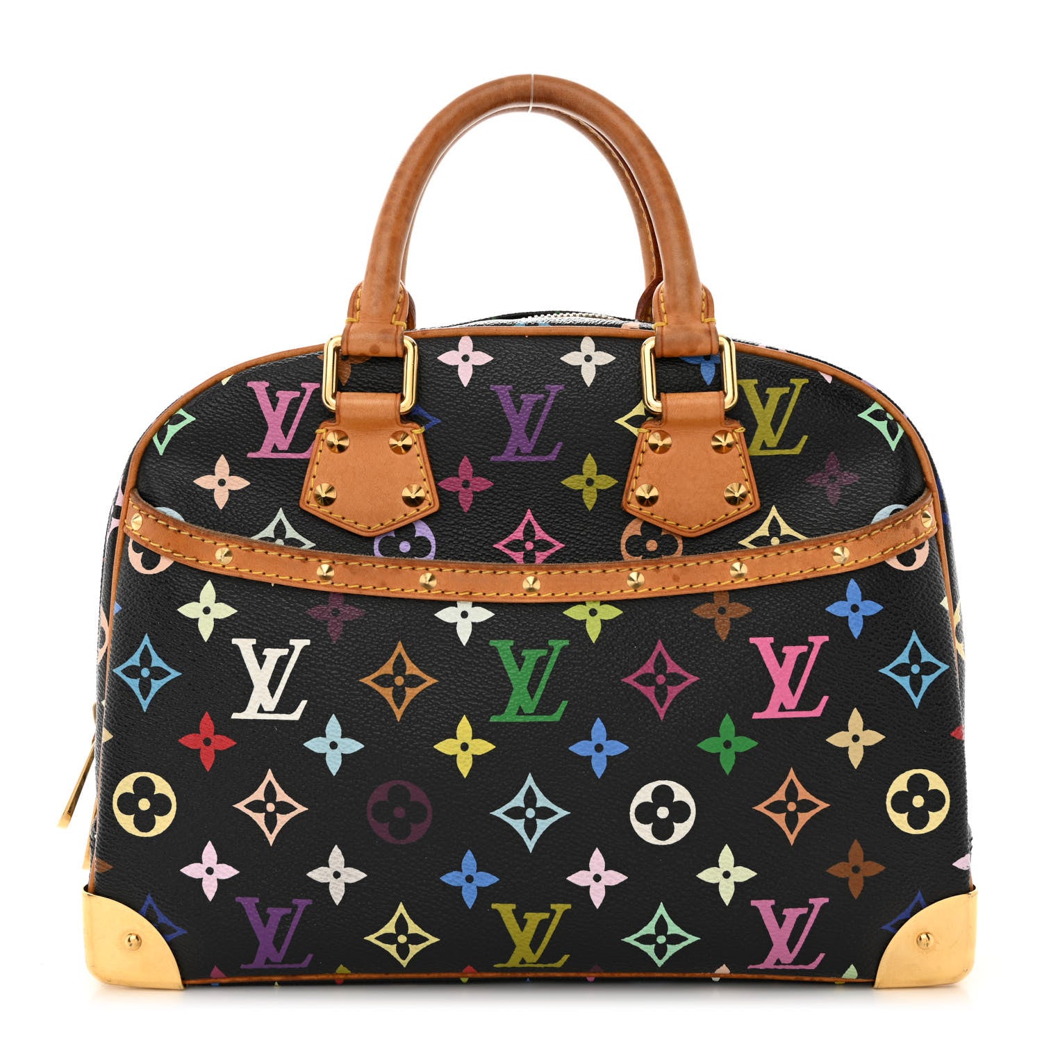 Louis Vuitton Monogram Multicolor Trouville Black 1 of 13
