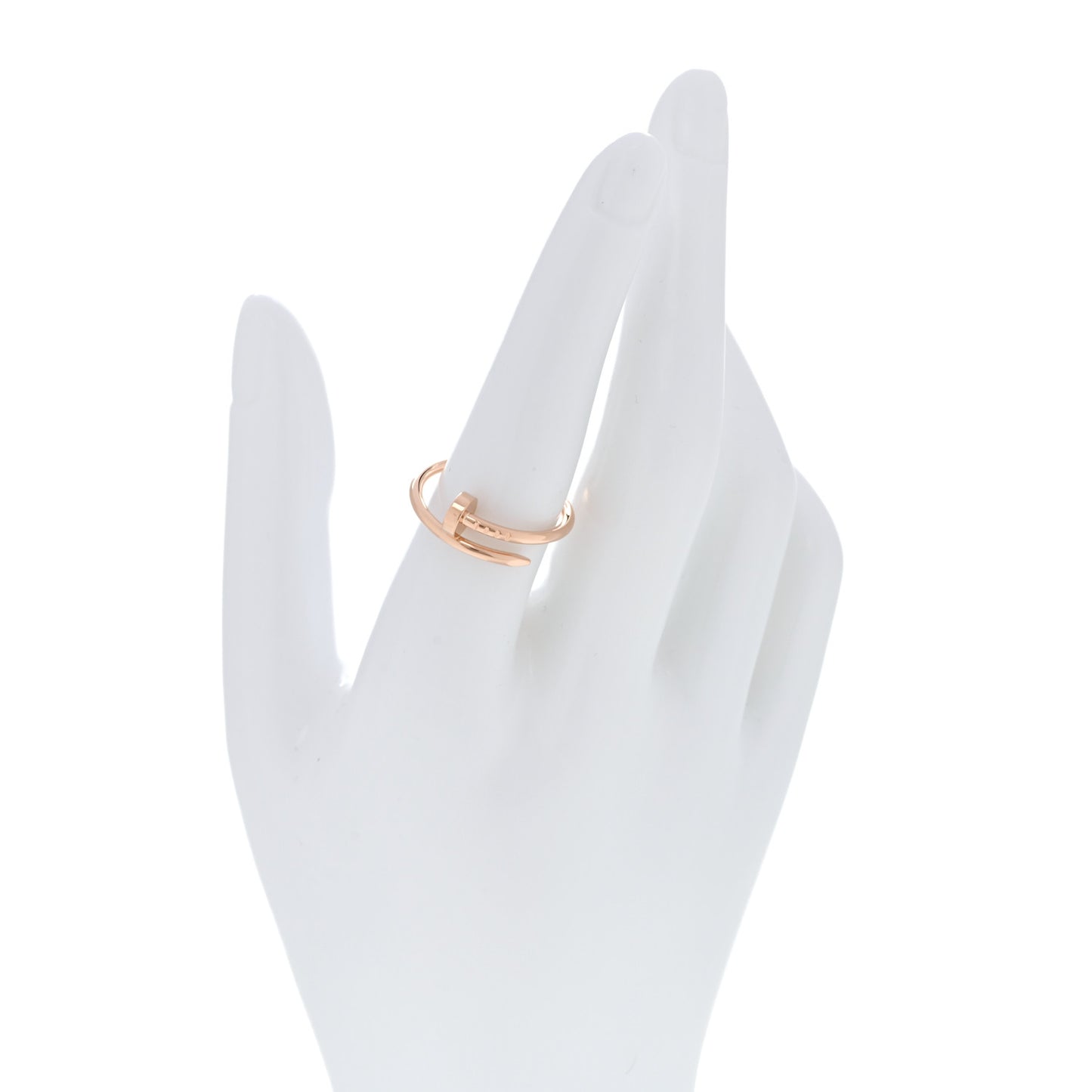 18K Pink Gold Small Juste Un Clou Ring 56 7.5
