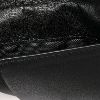 Christian Dior Lambskin Cannage Small Lady Dior Flap Card Holder Black 7 of 9