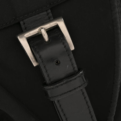 Prada Nylon Vela Medium Backpack Black 14 of 15