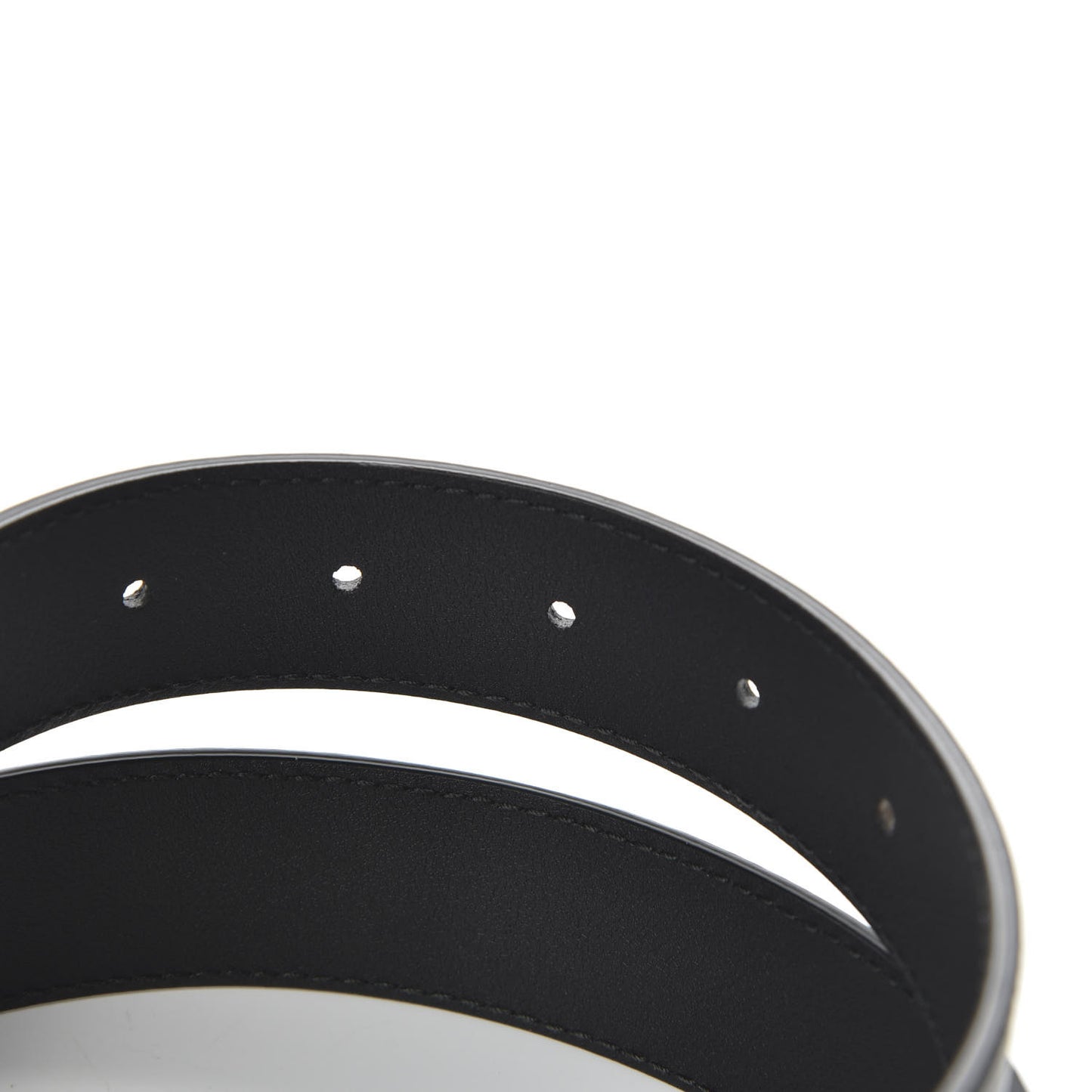 Calfskin Double G 30mm Belt 80 32 Black