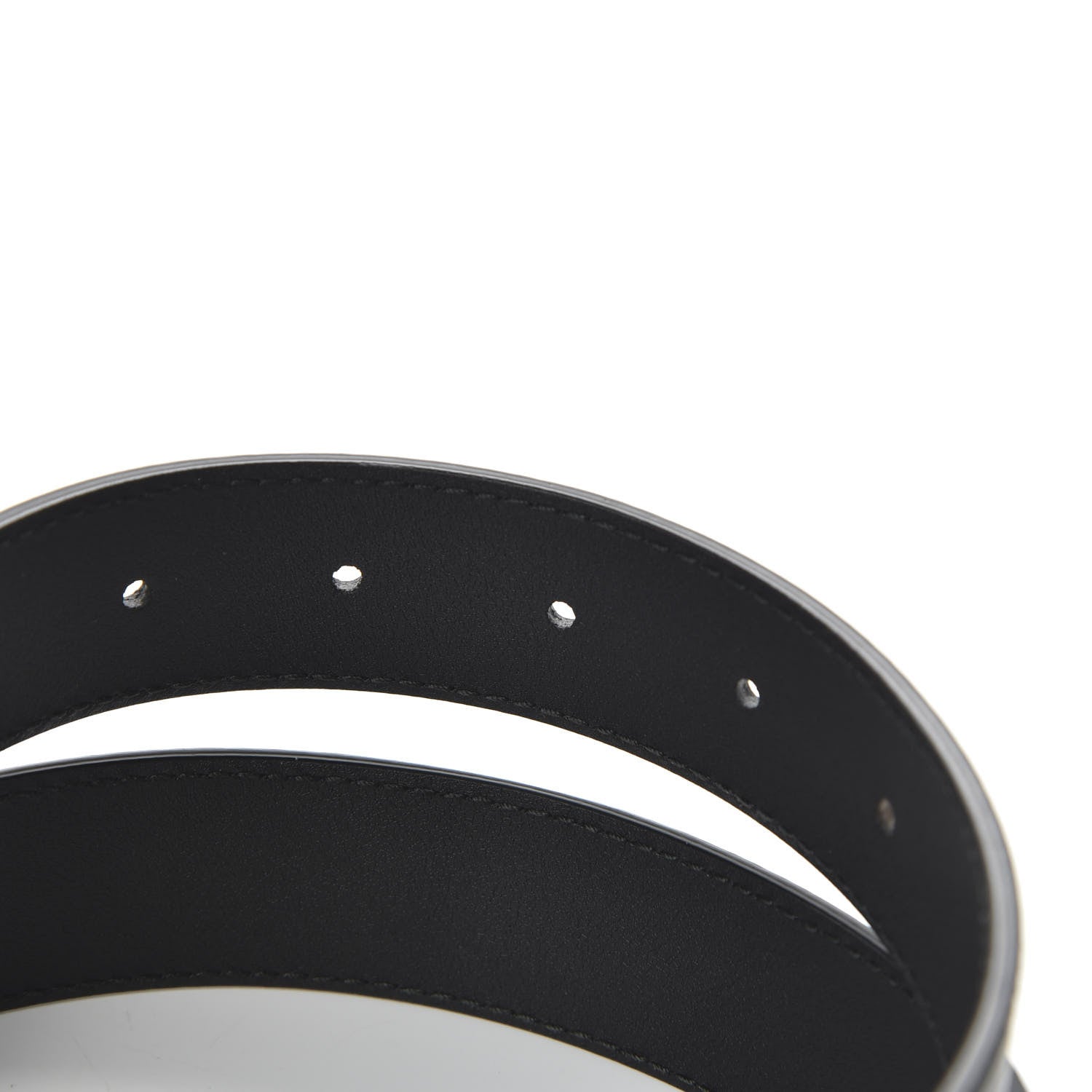 Gucci Calfskin Double G 30mm Belt 80 32 Black 4 of 6