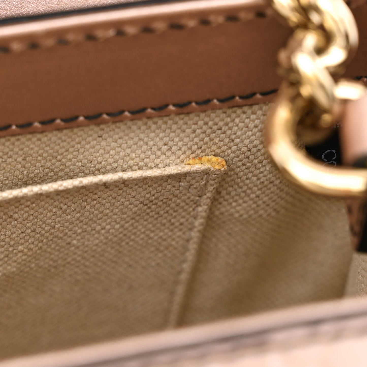 Shine Guccissima Medium Emily Chain Shoulder Bag Dark Cipria