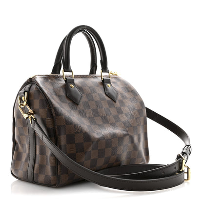 Louis Vuitton Damier Ebene Speedy Bandouliere 25 3 of 10