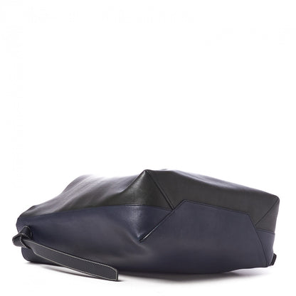 Celine Shiny Smooth Calfskin Small Twisted Cabas Navy Dark Green 3 of 7