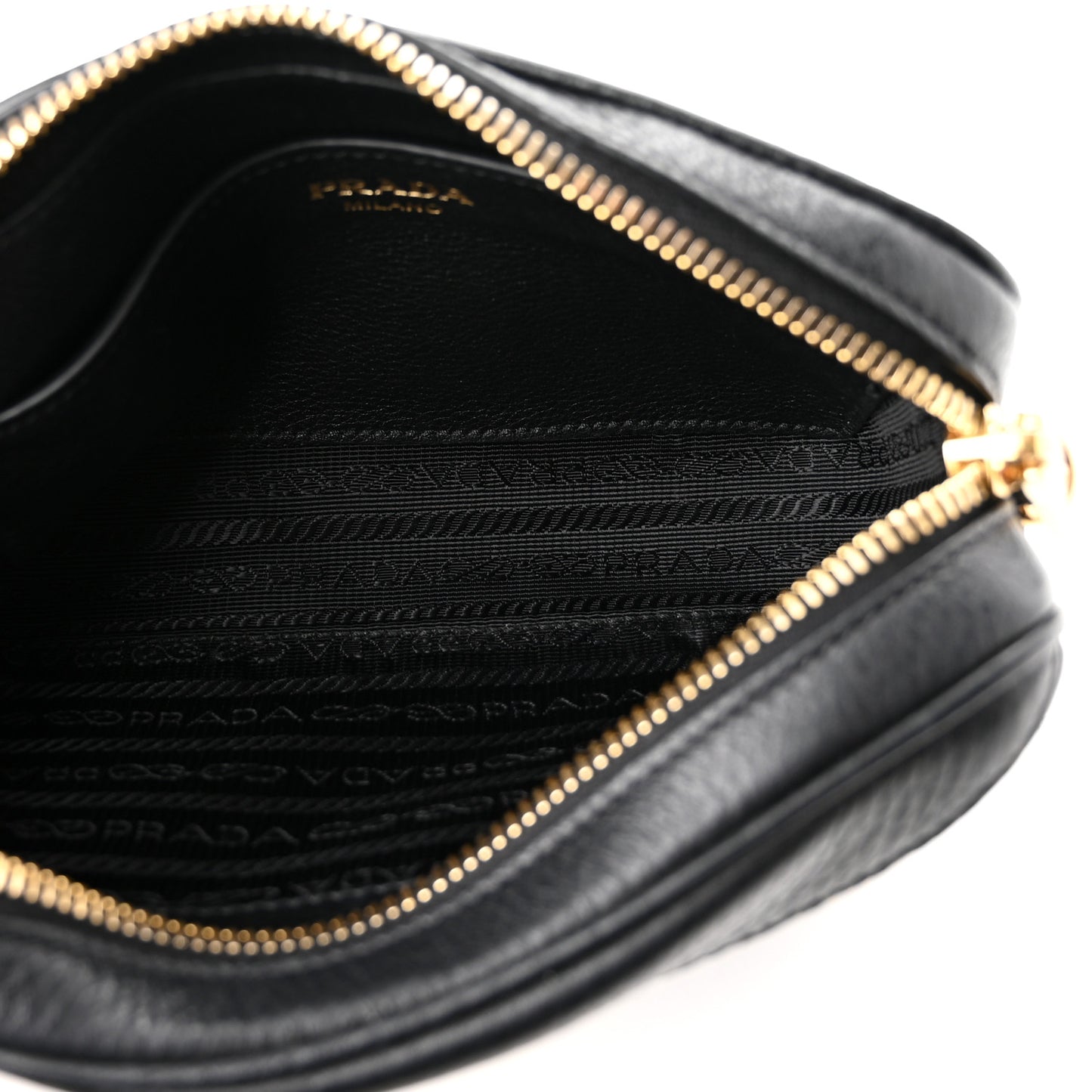 Vitello Daino Belt Bag Black