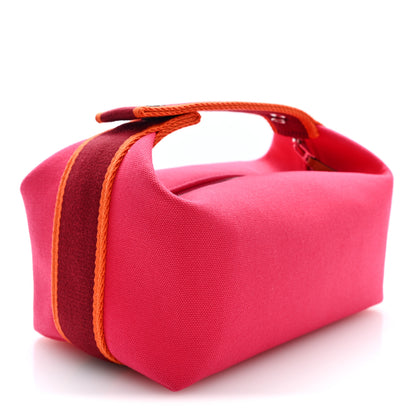 Hermes Canvas Small Bride-A-Brac Pouch Hibiscus 3 of 7