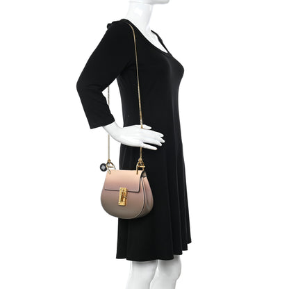 Chloe Grained Calfskin Lambskin Ombre Mini Drew Shoulder Bag 2 of 12