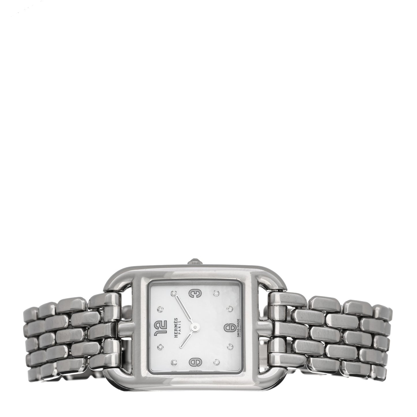 Stainless Steel Diamond Mother of Pearl 23mm Cape Cod Quartz Watch
