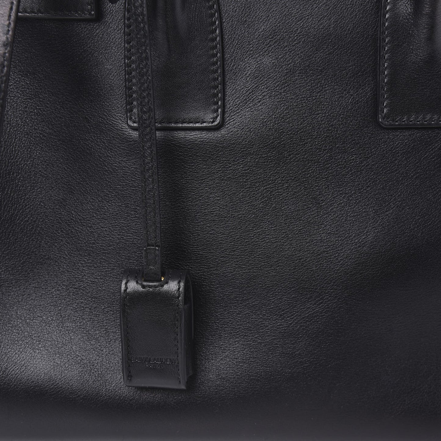 Calfskin Small Sac De Jour Black