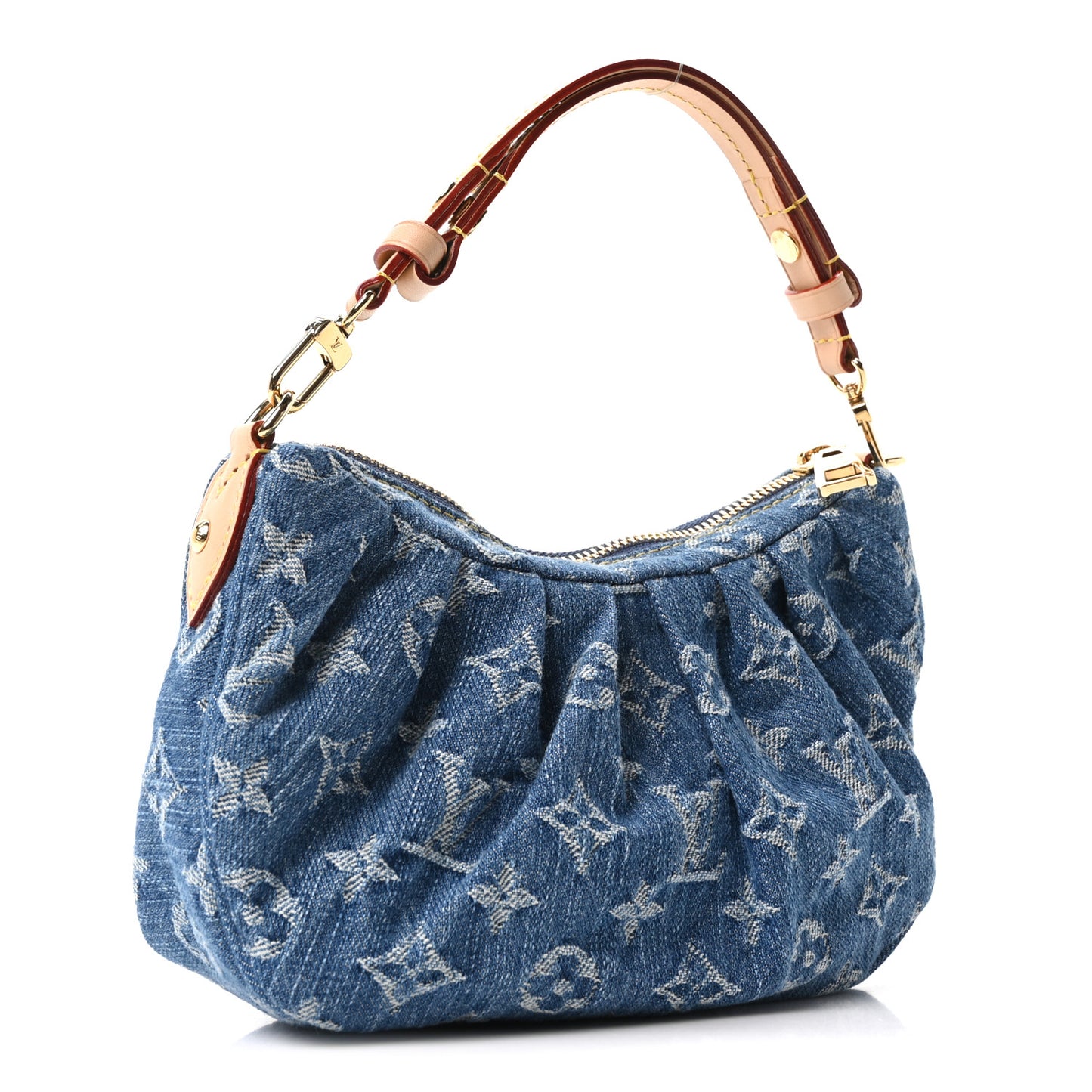 Monogram Denim Pochette Valley Blue