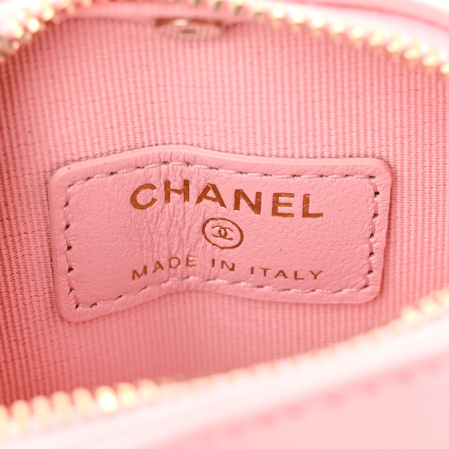 Chanel Lambskin Quilted CC Mini In Love Heart Bag Charm Light Pink 7 of 12