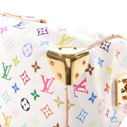 Louis Vuitton Monogram Multicolor Speedy 30 White 6 of 14