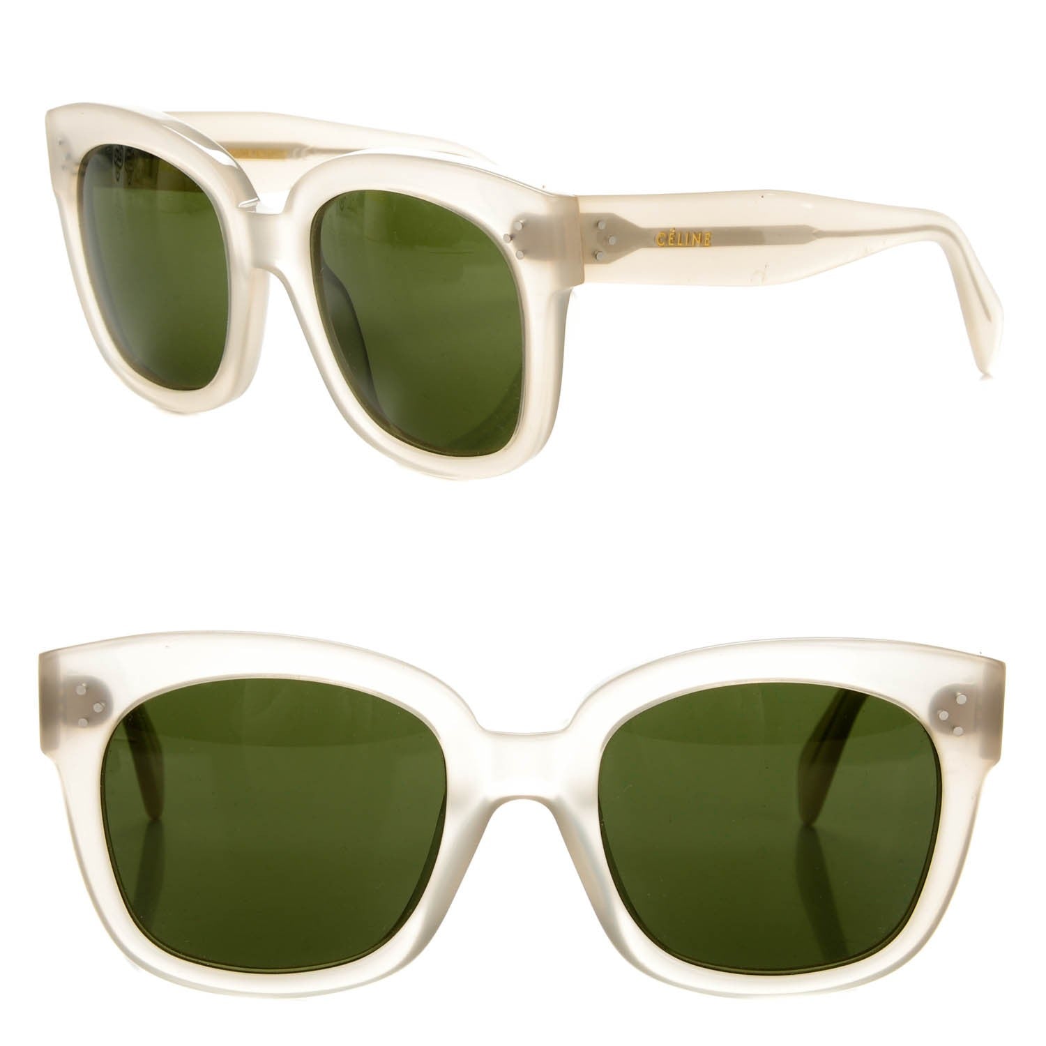 Celine New Audrey Sunglasses CL 41805/S White 1 of 5