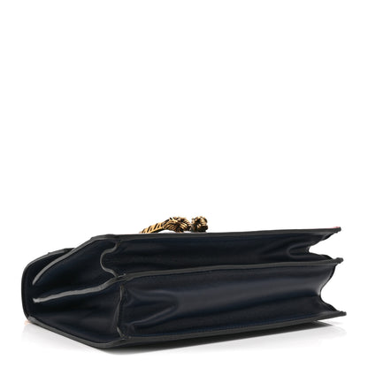 Gucci Moon Calfskin Bamboo Web Medium Dionysus Top Handle Bag Blue Emerald Hibiscus Red 4 of 10