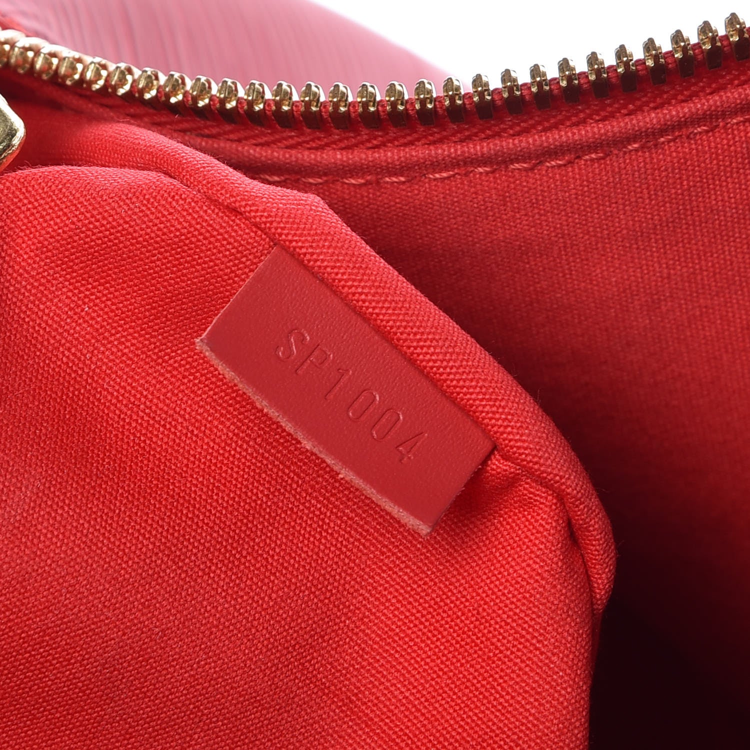 Louis Vuitton Epi Keepall 55 Castillan Red 7 of 23