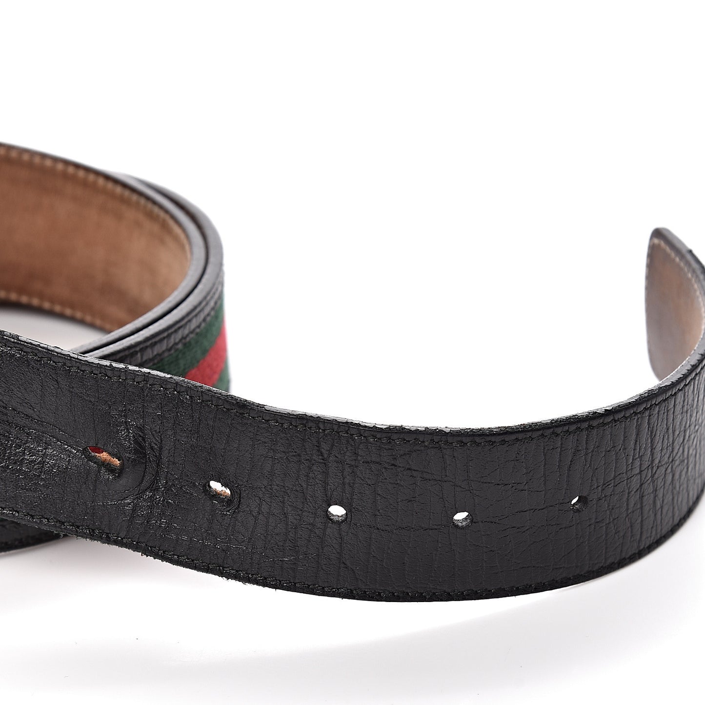 Calfskin Web Interlocking G Belt 105 42 Black