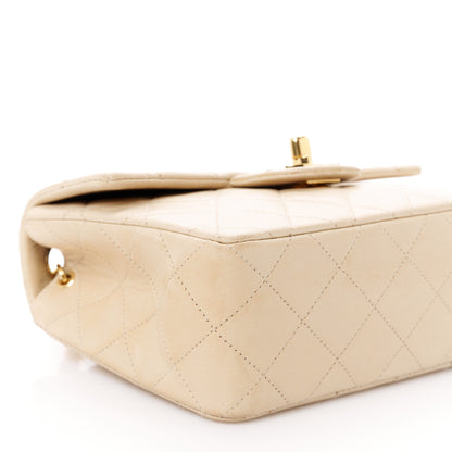 Chanel Lambskin Quilted Mini Square Flap Beige 11 of 12