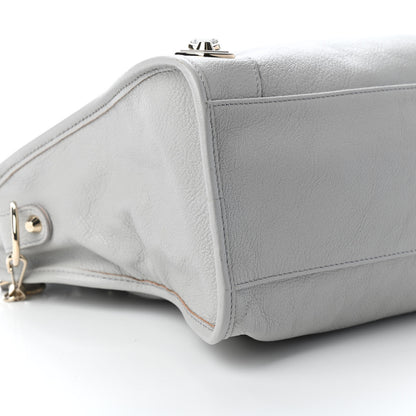 Balenciaga Agneau Gold Metallic Edge Hardware City Gris Glace 7 of 9