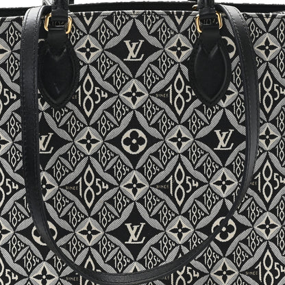 Louis Vuitton Jacquard Since 1854 Onthego GM Grey 7 of 10