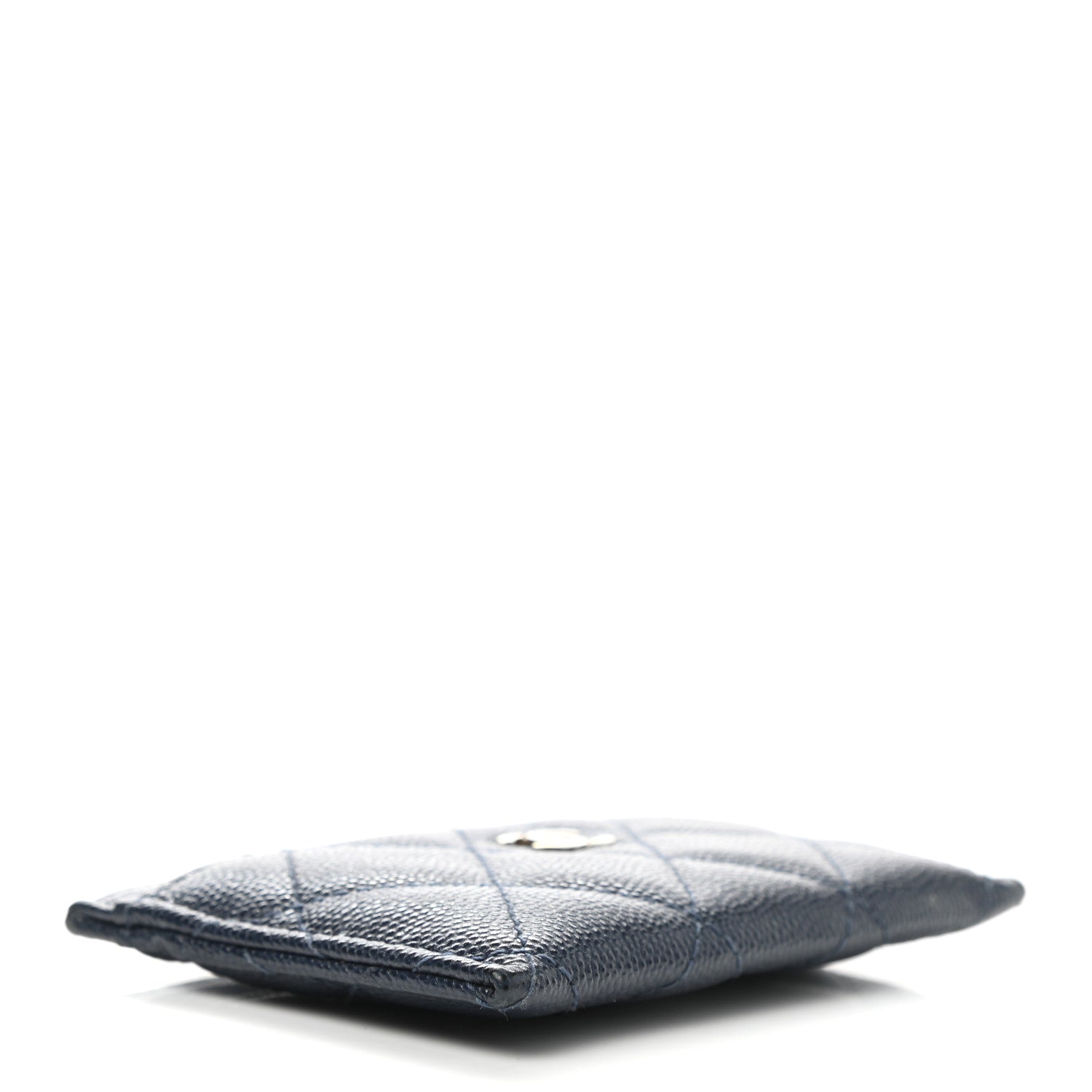 Chanel Caviar Quilted Card Holder Navy 4 of 9