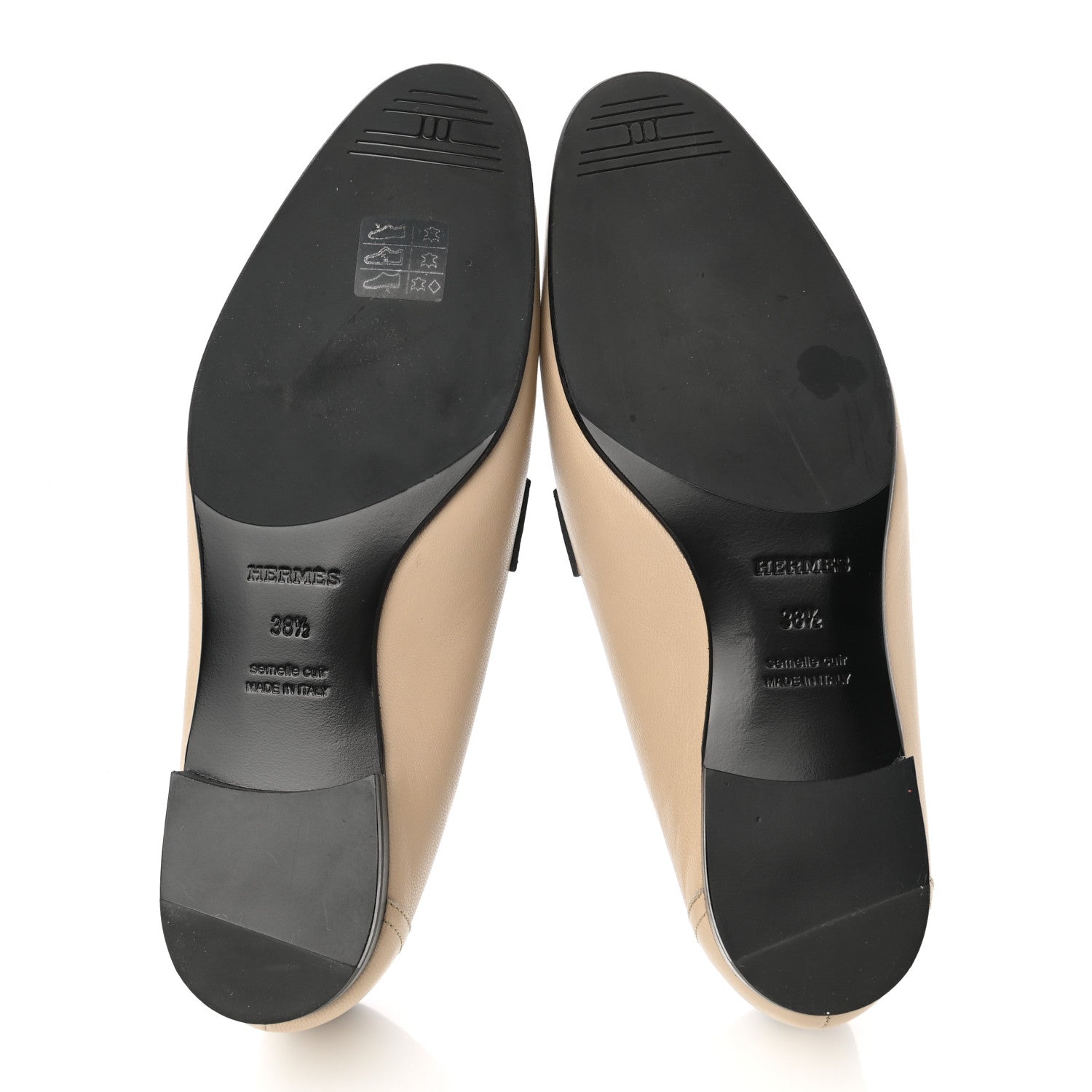 Hermes Goatskin Womens Royal Loafers 38.5 Multicolor 5 of 8