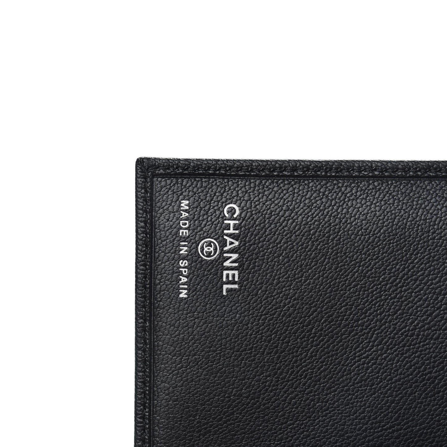Goatskin Passport Holder Black