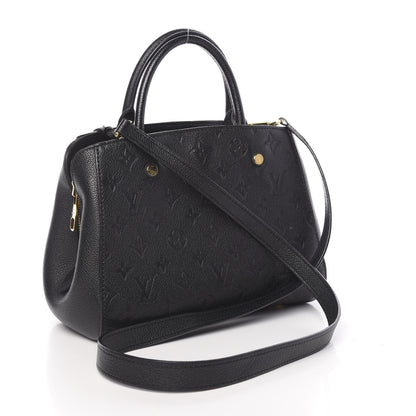 Louis Vuitton Empreinte Montaigne BB Black 3 of 14