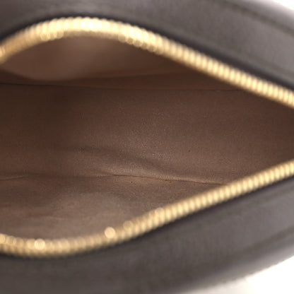 Gucci GG Supreme Monogram Web Mini Ophidia Round Shoulder Bag Brown 5 of 10