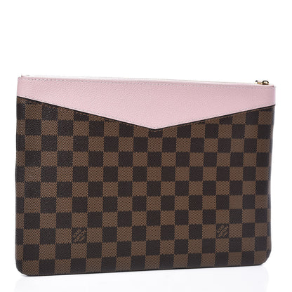 Louis Vuitton Damier Ebene Daily Pouch Rose Poudre 2 of 9
