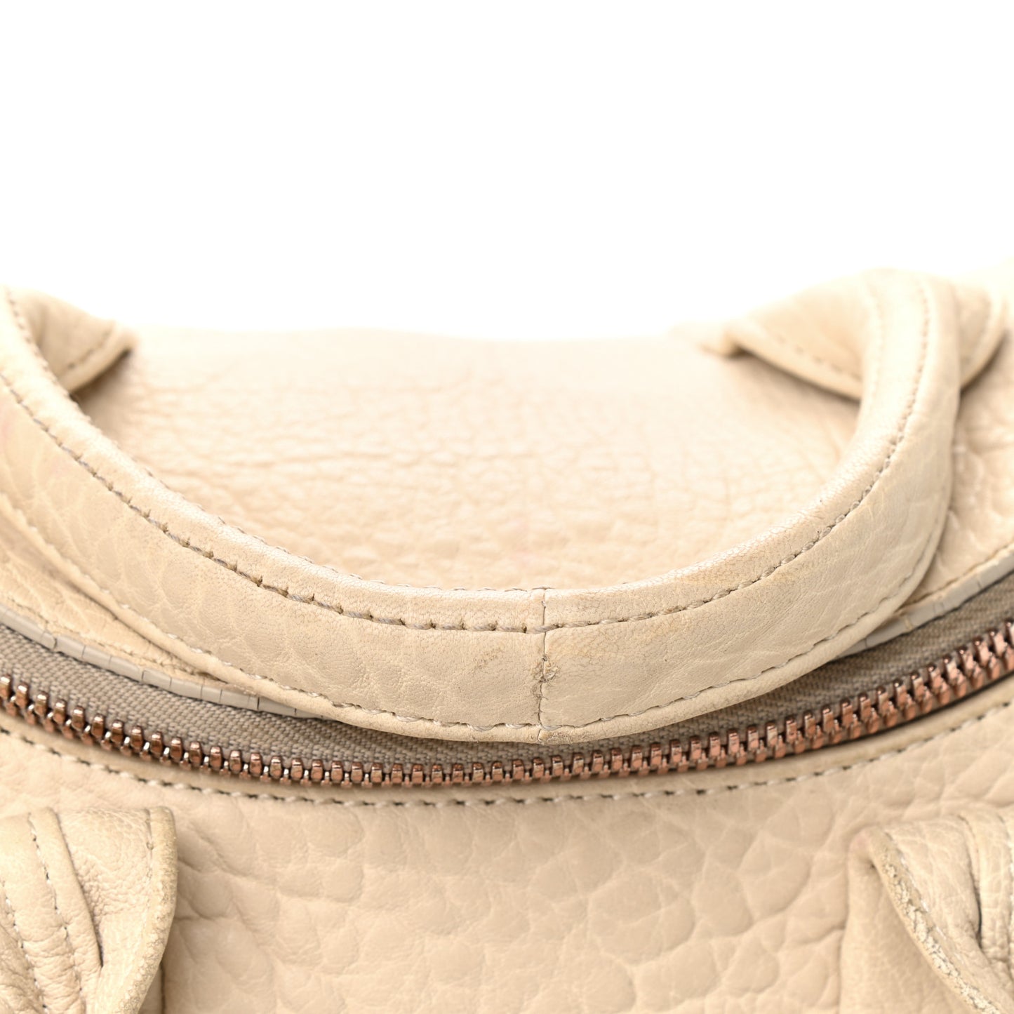 Pebbled Lambskin Rockie Dune Rose Gold Hardware