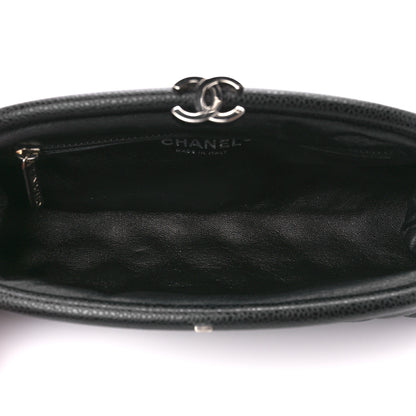 Chanel Caviar Quilted Timeless Clutch Black 5 of 11