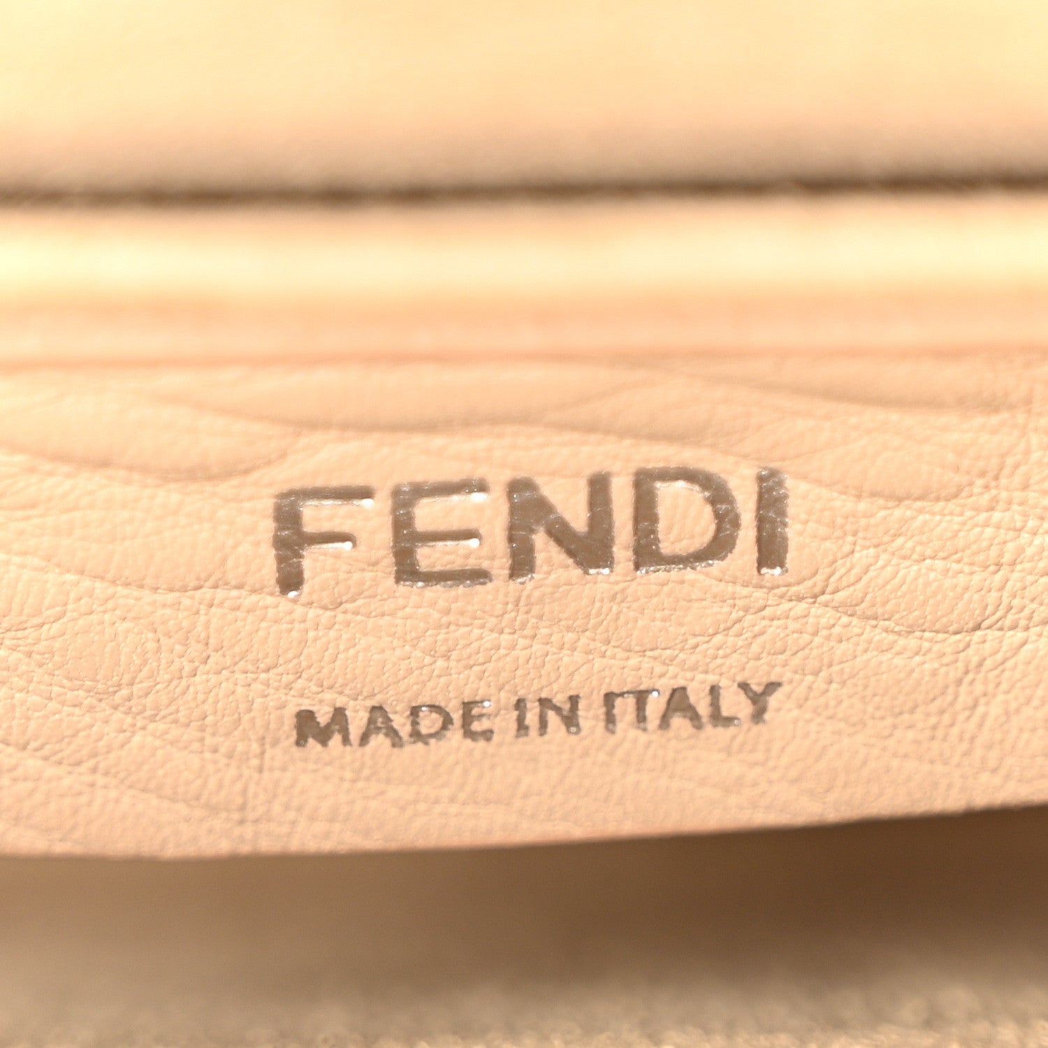 Fendi Vitello Liberty Scalloped Studded Small Kan I Shoulder Bag Black Cherry Multicolor 6 of 10