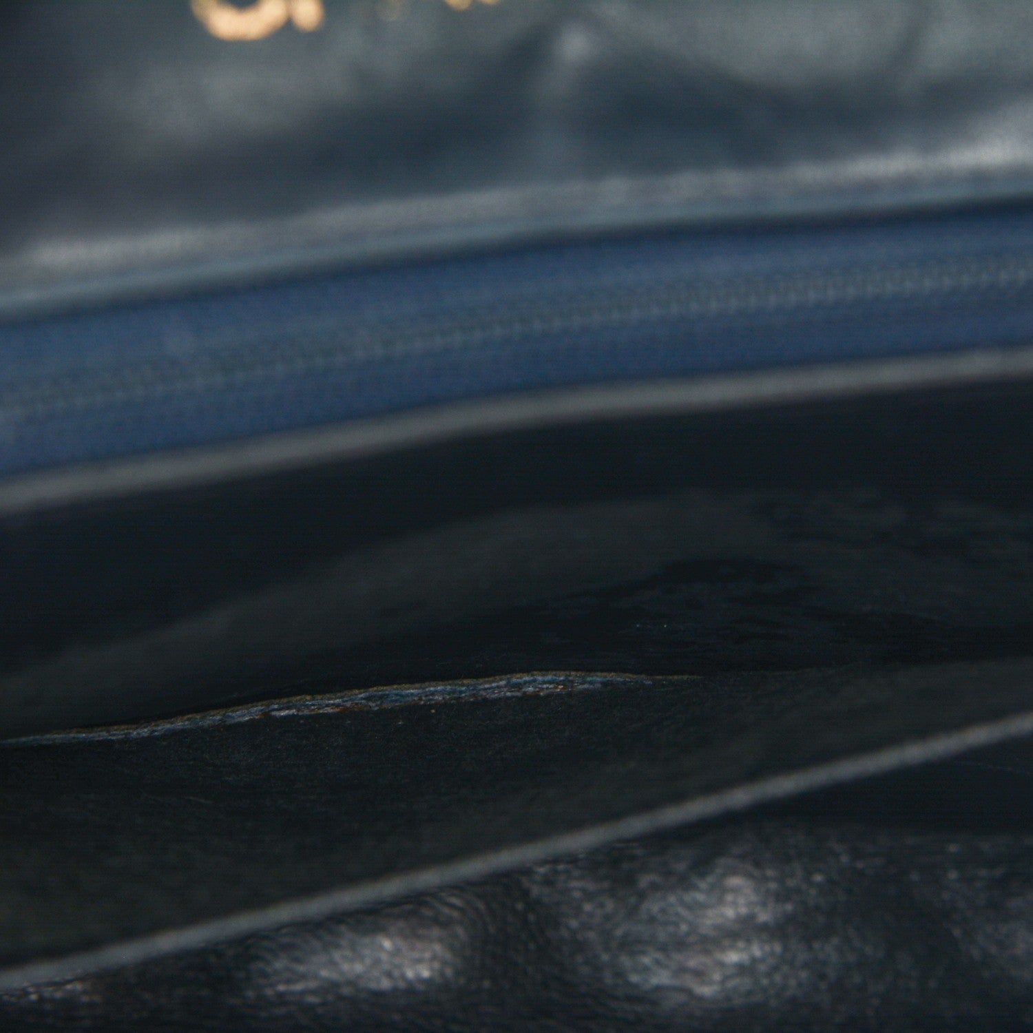 Chanel Lambskin Quilted Small Single Flap Navy 10 of 10