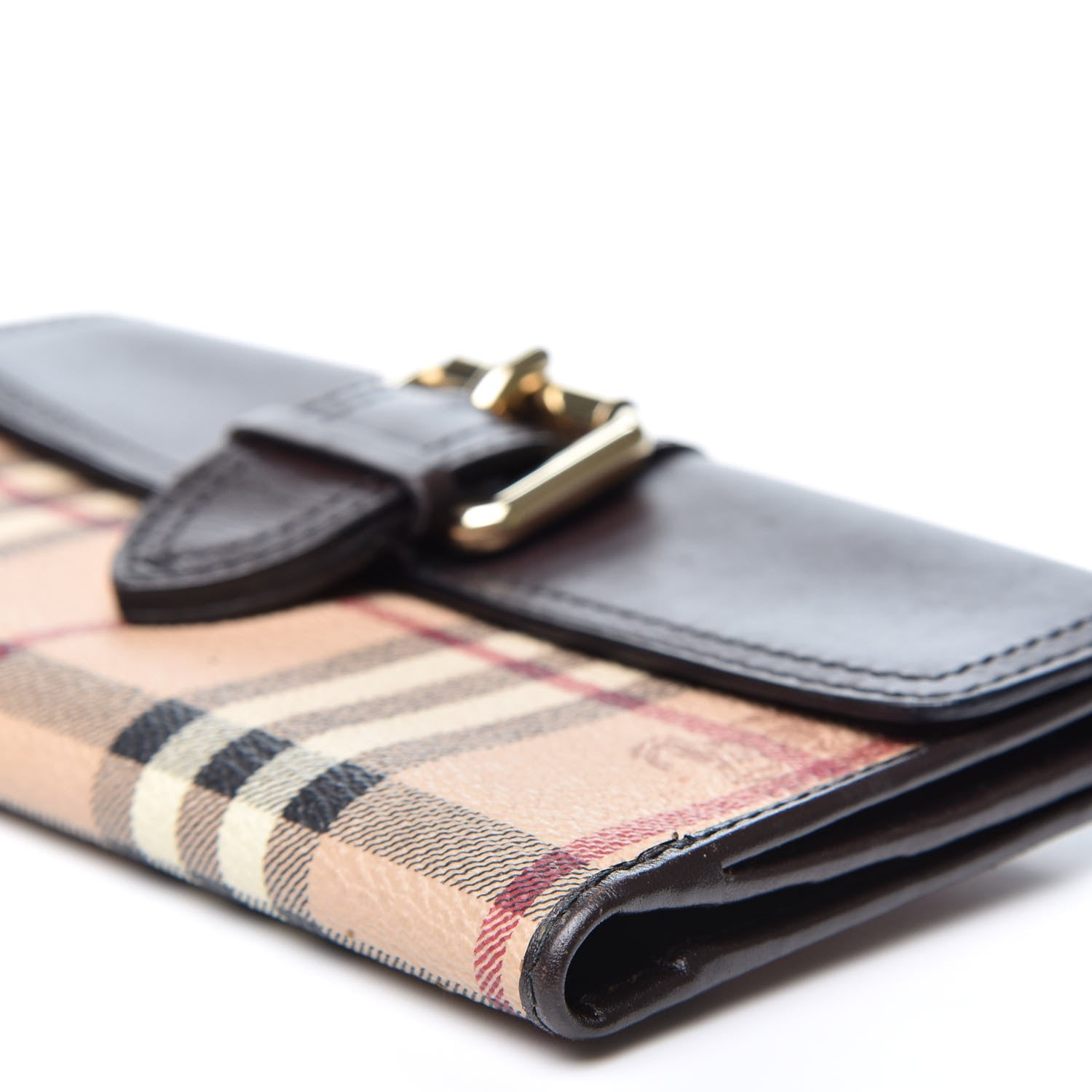 Burberry Haymarket Check Wallet Chocolate 7 of 14