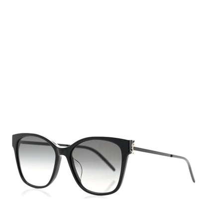Saint Laurent Acetate Rectangular SLM48SK Sunglasses Black 1 of 8