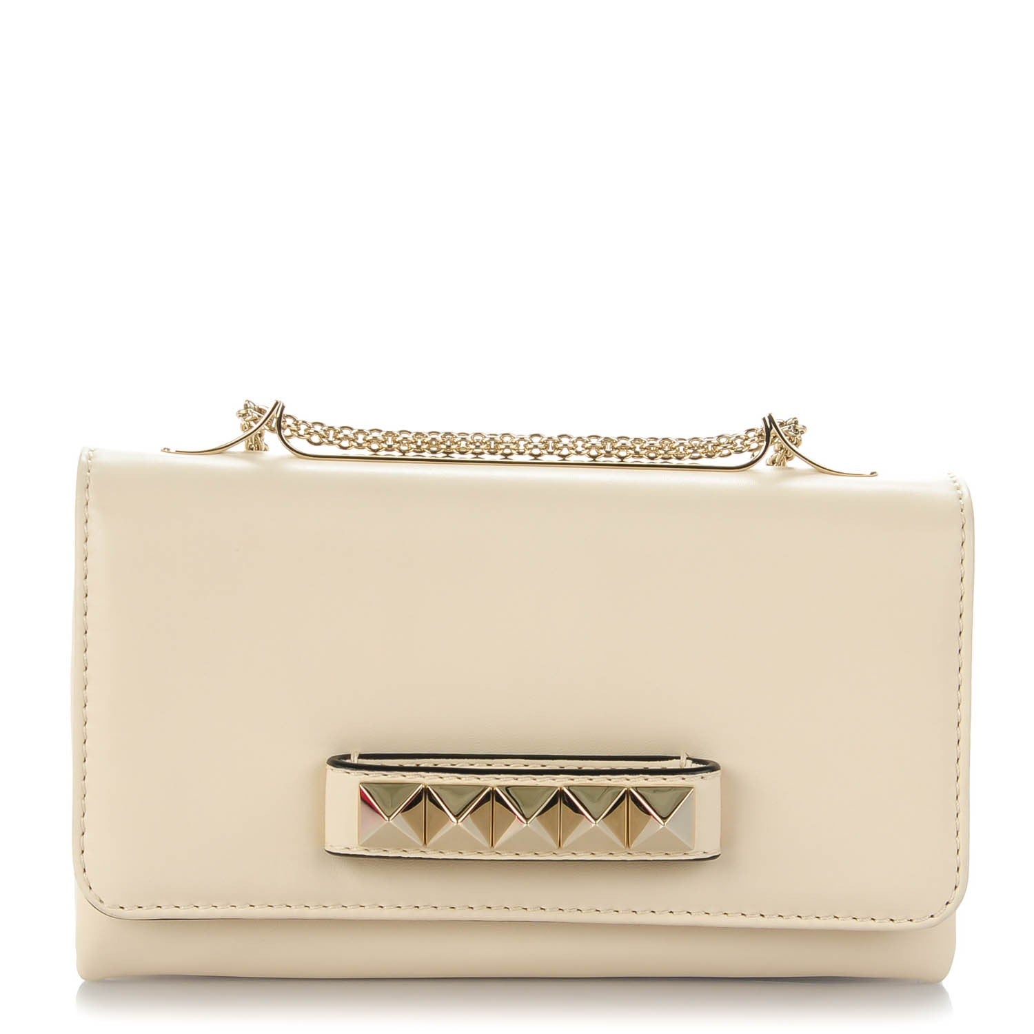 Valentino Garavani Nappa Va Va Voom Shoulder Bag Beige 1 of 7