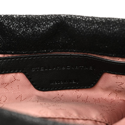Stella McCartney Shaggy Deer Mini Falabella Fold Over Tote Black 6 of 9