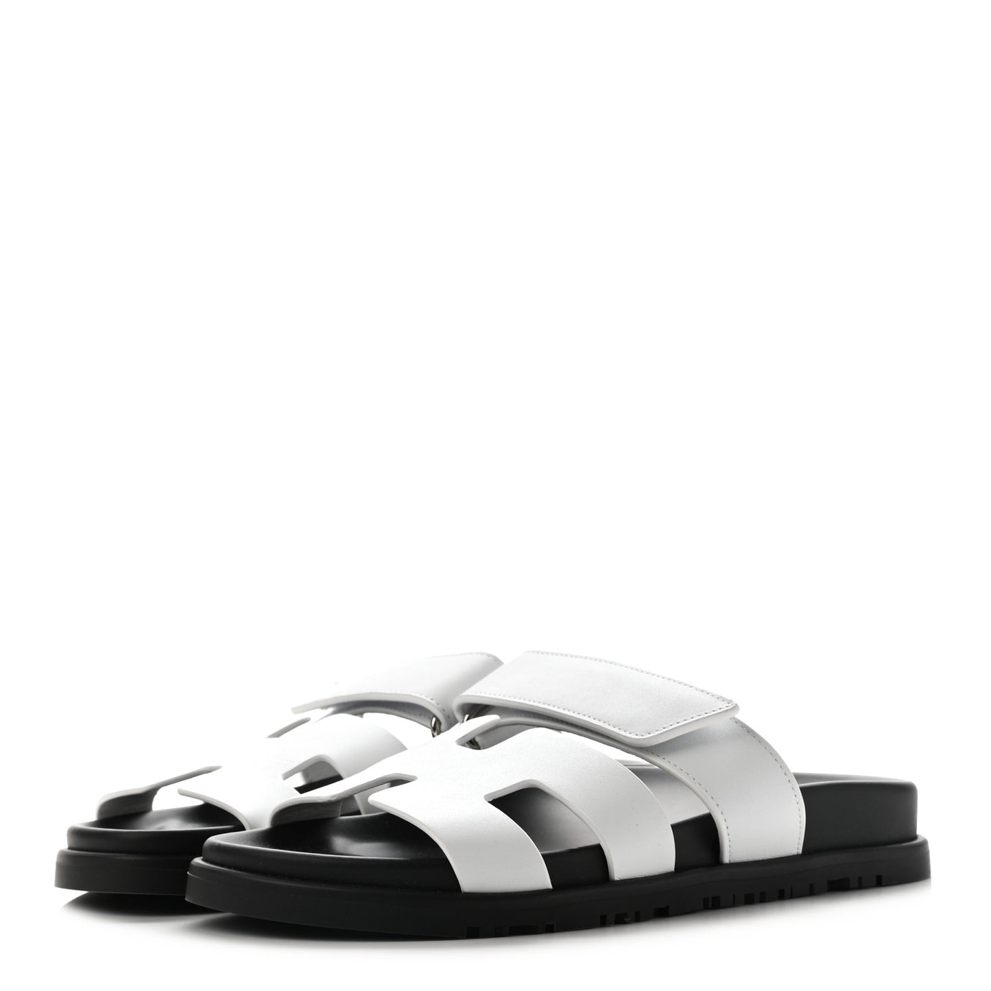 Calfskin Womens Chypre Sandals 36 White