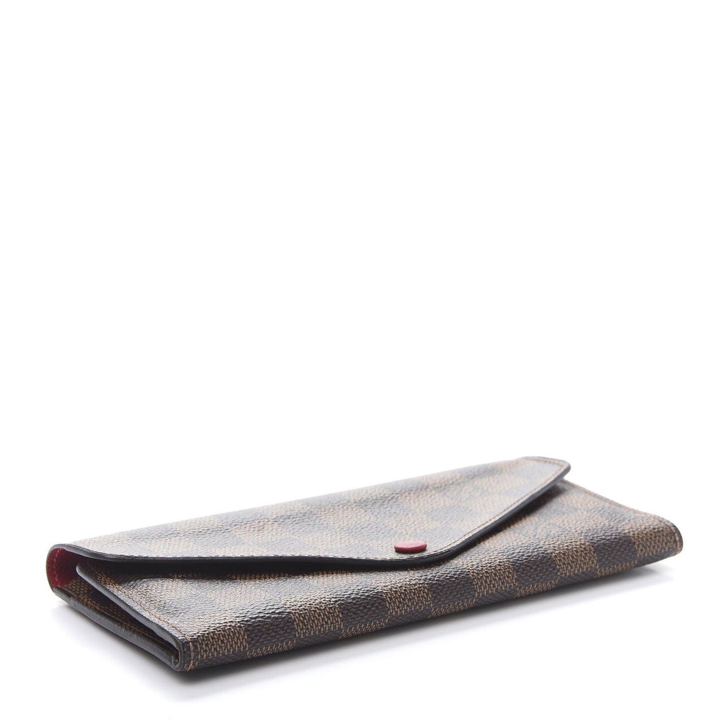 Damier Ebene Josephine Wallet Red