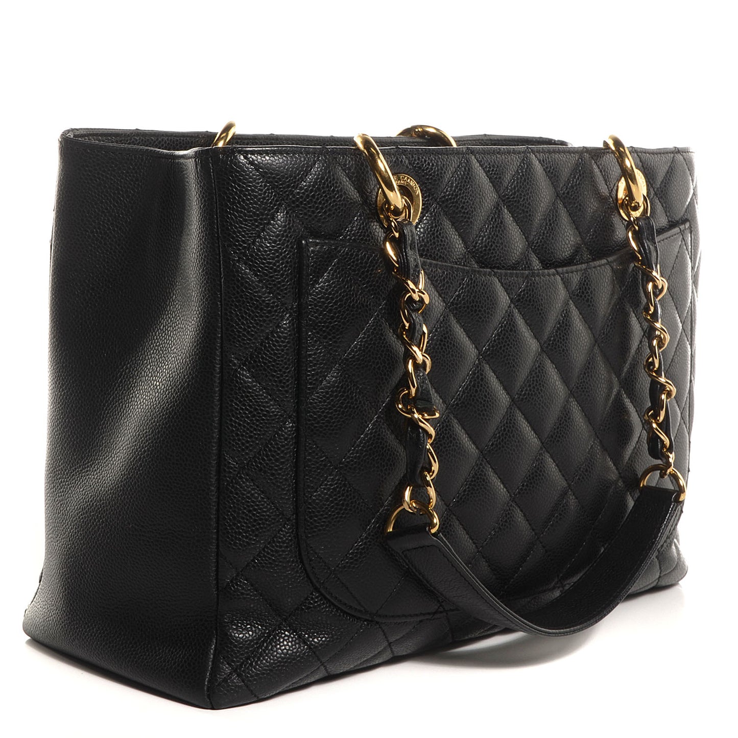 Caviar Grand Shopping Tote GST Black