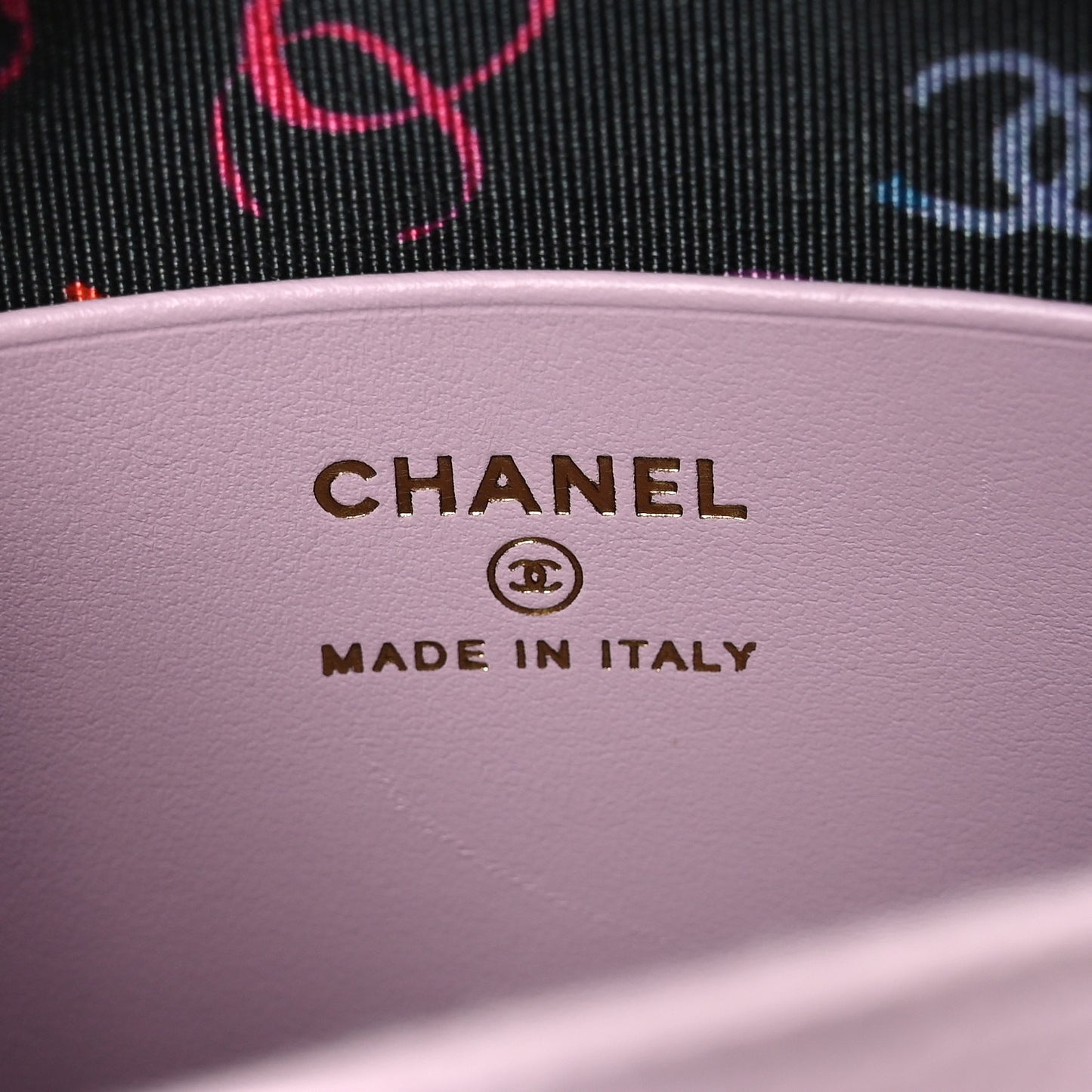 Caviar Quilted Chain Camera Bag Light Purple